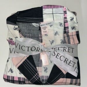 Victorias Secret Flannel Pj Set XL